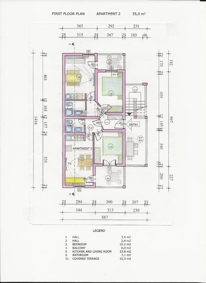 Apartments Palma Tar-Vabriga Zewnętrze zdjęcie